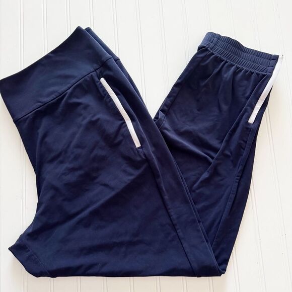 KINONA Jogger Pant Apres 18 Blue Golf Leisure Zip Hem - Size XL - Picture 2 of 5